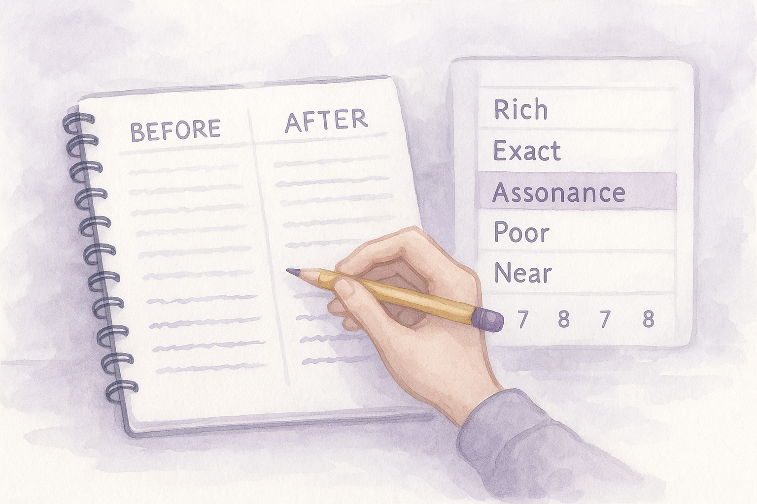 Illustration for Assonance Examples: Shape Emotion With Vowels