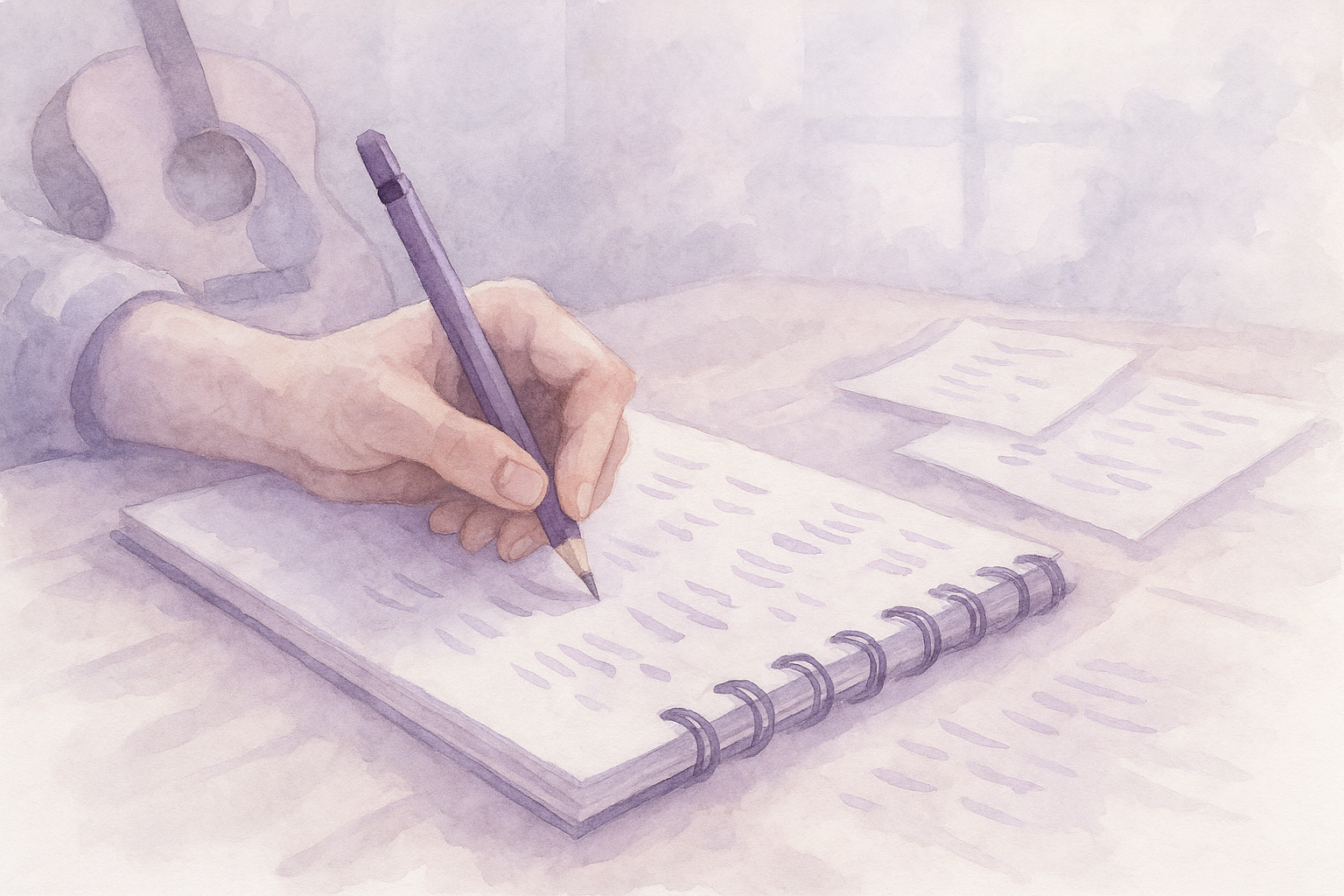 Illustration for Metaphor in Songs: Images That Carry a Lyric